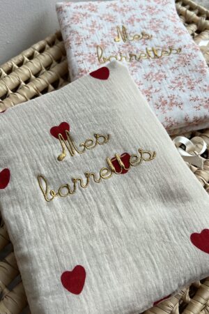 Carnet Ambre : range barrettes et élastiques